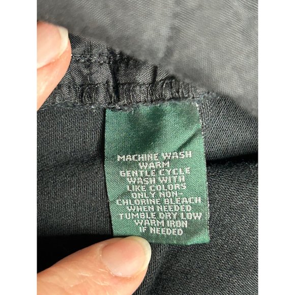 Lauren Ralph Lauren Womens Black Jeans Stretch Size 14  Boot Cut - Picture 8 of 9